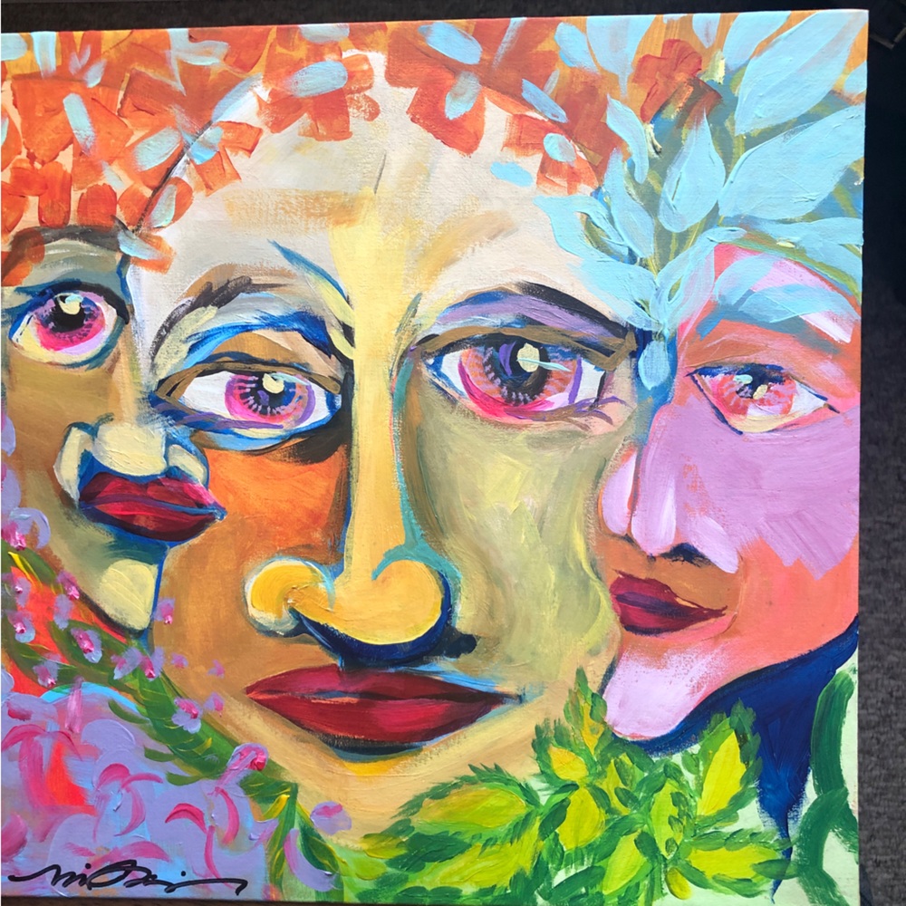 Original Art acrylic painting 12x12” one-of-a-kind visit my shop for new pieces! - Picture 2 of 5